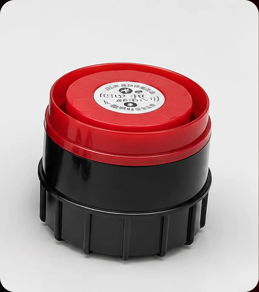 Cabinet Guard CG-1000 alarm installed for cabinet door tamper detection